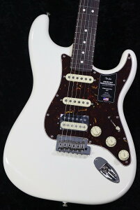 Fender �y���艿�ŏI�zAmerican Professional II Stratocaster HSS Olympic White #24056868�y3.70kg�z�y�����~�[�i�V�_�X�z