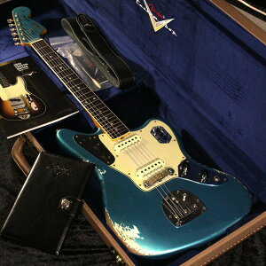 Fender Custom Shop 1965 Jaguar Heavy Relic Faded Ocean Turquoise Metallic #R141399�y3.99kg�z�y�����~�[�i�V�_�X�z