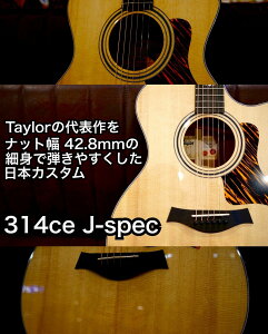 Taylor �y�̉��t���悠��z314ce J-Spec S/N 1212184035�y�i�b�g��42.8mm�z�y�����~�[�i�V�_�X�z