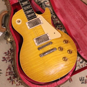 Gibson Custom Shop ynI!z1959 Les Paul Standard Reissue Lemon Burst VOS s/n 952425 3.96kgyG-CLUB aJXz