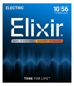 Elixir �y�l�R�|�X�zNANOWEB 10-56 7-STRING LIGHT #12057 7�� ���C�g�yG-CLUB SHIBUYA 1F�z