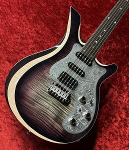 Astrum Guitars Aries Matel SSH Piezo -Charcoal to Purple Burst-�yG-CLUB �a�J�X�z