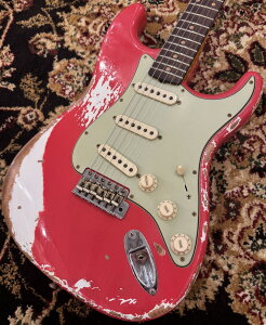 Fender Custom Shop 1960 Stratocaster Heavy Relic - AFRD/OLW [3.6kg] #CZ588362yG-CLUB UMEDAz