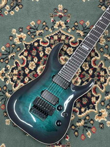 E-II HORIZON FR-7 QM Black Turquoise Burst 7 / FLOYD ROSE g yG-CLUB UMEDAz
