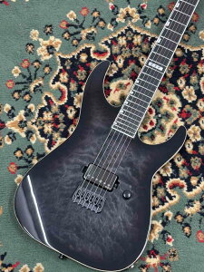 E-II M-I THRU NT QM See Thru Black Sunburst yOEG-929zyG-CLUB UMEDAz