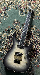 E-II M-II QM Black Natural Burst M-II 6 / FLOYD ROSE g yG-CLUB UMEDAz
