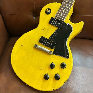 Gibson Custom Shop yGibson ExpozMurphy Lab 1957 Les Paul Special Single Cutaway Bright TV Yellow Heavy Aged 3.71kgyG-CLUB UMEDAz