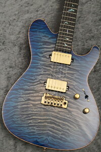 Sugi Custom Order DS496E 6A Quilt Maple/HM/F-Maho Dark See Through Blue #S250138 �y���n�I��ށz�yG-CLUB UMEDA�z