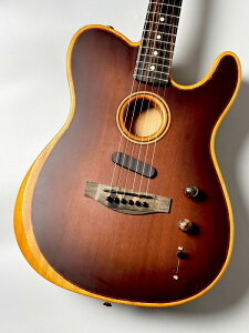 Fender American Acoustasonic Telecaster All-Mahogany -Bourbon Burst- #US253041A�yG-CLUB UMEDA�z