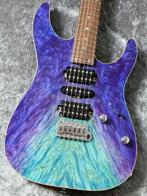 T's Guitars Custom Order DST-Pro24 HSH 5A Waterfall Burl Maple/Ash Aqua Violet Breath #033256 【選定激杢トップ】【G-CLUB UMEDA】