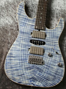 T's Guitars Custom Order DST-Pro24 HSH 5A Exotic Maple Top/H.Mahogany Faded Denim #033279 �y�I�范�ۃg�b�v�z�yG-CLUB UMEDA�z