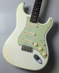 Fender Custom Shop 1960 Stratocaster Journeyman Relic - Aged Olympic White CZ587542 3.48kg�yG-CLUB UMEDA�z