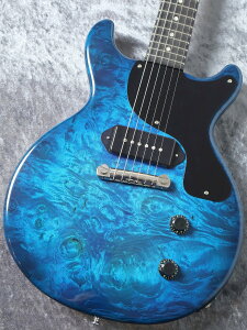 Bizen Works Burned jr. Burl Maple 1-Piece Body/H.Maho Neck/Blue Burst #0951�y1�s�[�X�o�[�����C�v���{�f�B�[!�z�yG-CLUB UMEDA�z
