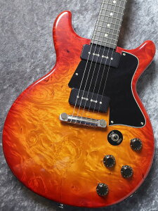 Bizen Works Burned SPL Burl Maple 1-Piece Body/H.Maho Neck/Cherry Sunburst #0950�y1P�o�[�����C�v���{�f�B�[�z�yG-CLUB UMEDA�z