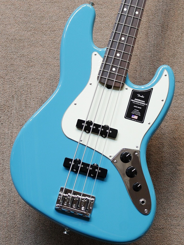 Jazz II Professional American Fender Bass Blue-【池袋店】 -Miami エレキベース