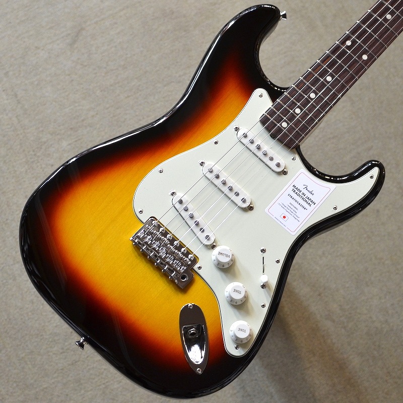 Fender Made #JD21012741【池袋店】 Sunburst～ ～3-Color Fingerboard Rosewood Stratocaster 60s Traditional Japan in エレキギター