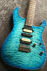 T's Guitars DST-Pro24 Type2 4A Grade Quilt Maple Top/Mahogany Back Bora Bora Blue Burst #032492【池袋店】