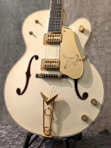 �y���ɂ̃h���[���E�M�^�[�zGretsch Custom Shop Custom Shop G6136-59 White Falcon Relic Masterbuilt by Chad Henrichsen�y�r�ܓX�z