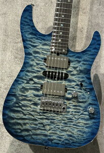 T's Guitars DST-Pro24 Trans Blue Denim Burst�y3.52kg�z�y����Master Grade QuiltTop�z�y�r�ܓX�z