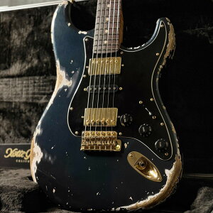 Xotic XSC-4 5A Flame Maple Neck ~Mercedes Blue~ Heavy Aged�yReverse Head�z�y3.53kg�z�y�r�ܓX�z