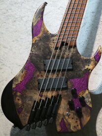 Legator【ヘッドレス5弦】【ひときわ異彩を放つルックス!】Wraith X Bass 5st -Royal Purple- #230383 【4.07kg】【池袋店】