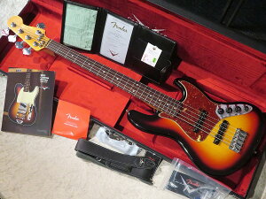 Fender Custom Shop Custom Built Custom Classic Jazz Bass V Journeyman Relic -3 Tone Sunburst-y4.25kgzy5zyrܓXz