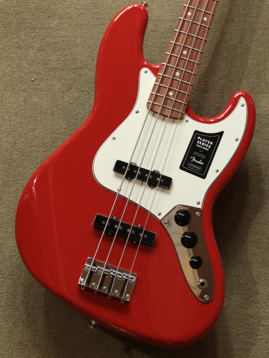 大人気 演奏性の高いプレイヤー シリーズ 新品 Fender お買い得 Player Jazz Bass SR Ferro Pau 値引き Sonic 池袋店在庫品 送料無料 Red