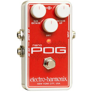 electro-harmonix Nano POG [Polyphonic Octave Generator] (�|���t�H�j�b�N�E�I�N�^�[�u�E�W�F�l���[�^�[)�yONLINE STORE�z