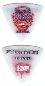 ESP L'Arc-en-Ciel tetsu TOUR 2007-2008 THEATER of KISS PICK (WH)�yONLINE STORE�z
