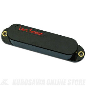 LACE MUSIC PICKUPS Single-Coil size Lace Sensor Red (BLACK) 《ピックアップ/シングルコイルタイプ》【送料無料】【ONLINE STORE】