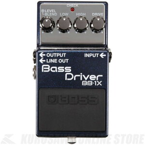 BOSS BB-1X Bass Drive 《エフェクター/ベース用オーバードライブ》【送料無料】(次回入荷分ご予約受付中・納期未定/ご注文前に納期お問い合わせください)【ONLINE STORE】