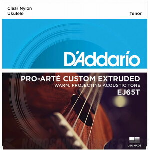 D'Addario Pro-Arte Custom Extruded Ukulele, Tenor EJ65T [EJ65T] sei[ENptylR|Xz(\t)