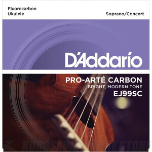 D'Addario Pro-Arte Carbon Ukulele, Soprano / Concert EJ99SC [EJ99SC] s\vm/RT[gENptylR|Xz(\tj