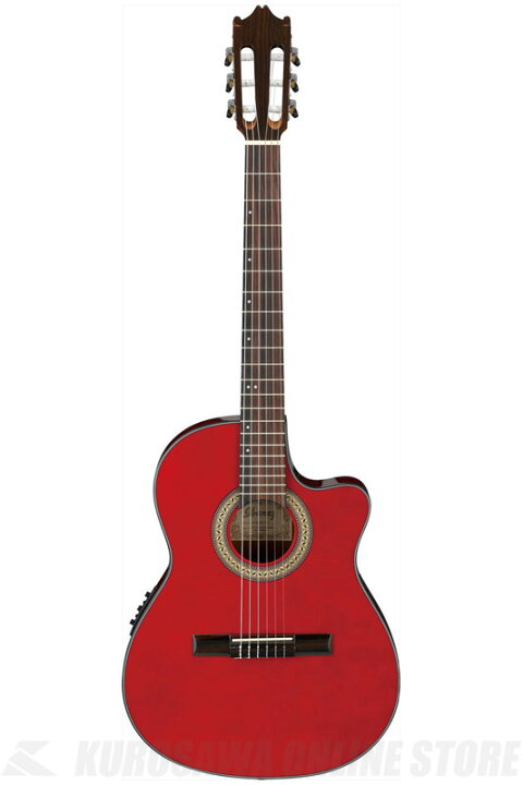 楽天市場】Ibanez GA30TCE-TRD (Transparent Red) (クラシックギター 