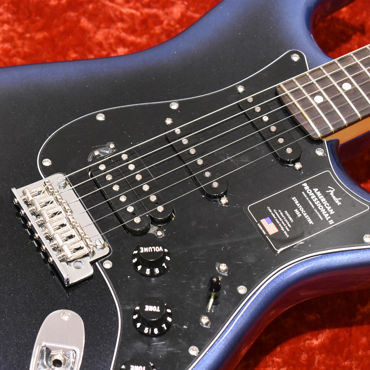 大流行中！ Fender American Professional II Stratocaster HSS Rosewood -Dark  Night- 漆黒指板個体 即納可能 町田店 安い購入 -conectabaixada.com.br