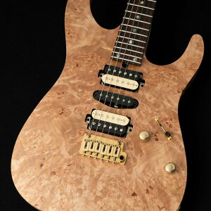 T's Guitars DST-Pro 24 5A Waterfall Burl Maple -Natural Matt / Steps Burner Natural Matt Back- #033136�y���c�X�z