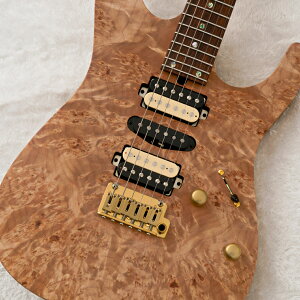 T's Guitars DST-Pro 24 5A Waterfall Burl Maple -Natural Matt / Steps Burner Natural Matt Back- #033136�y���c�X�z