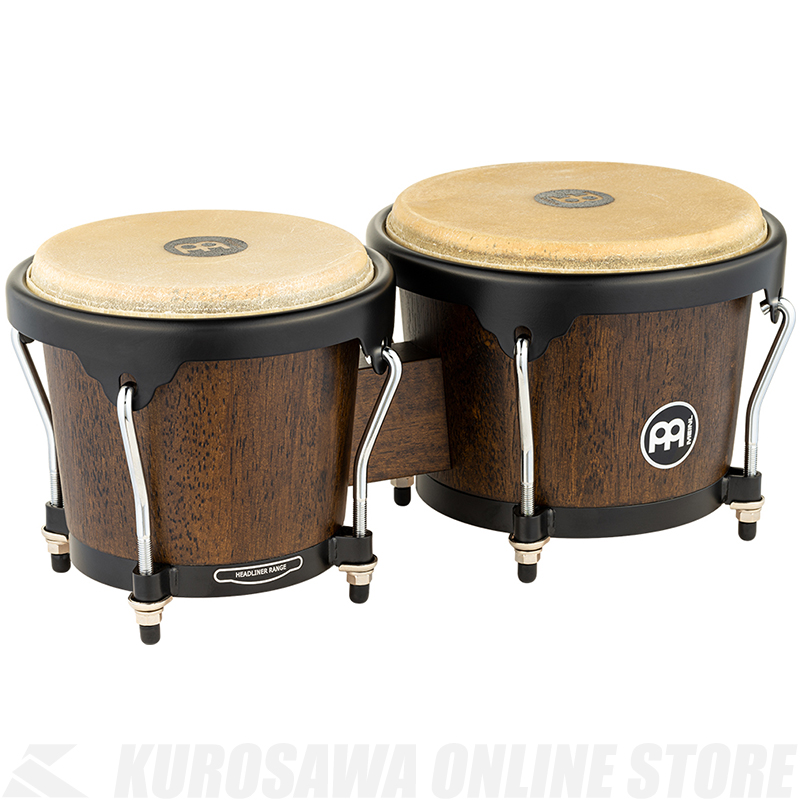 ボンゴ 《マイネル》 MEINL Percussion 限定品 マイネル Headliner Designer STORE Wood Series HB100VWB-M ONLINE Bongo 業界No.1