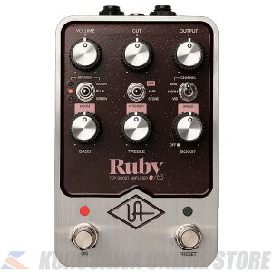 Universal Audio Ruby '63 Top Boost Amplifier エフェクター ユニバーサルオーディオ【ONLINE STORE】