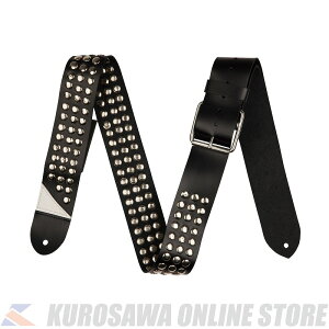 Jackson Stud Leather Strap, Black, 2.5" 【送料無料】(ご予約受付中)【ONLINE STORE】