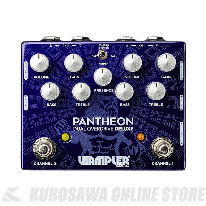 楽天市場】Wampler Pedals Pantheon Deluxe DUAL OVERDRIVE [オーバー 