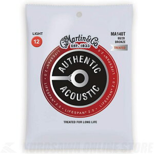 yX݌ɕi[zylR|XzMartin/}[eB MA140T-AUTHENTIC ACOUSTIC Treated with Lifespan-[Light.012-.054] yG-CLUBaJz