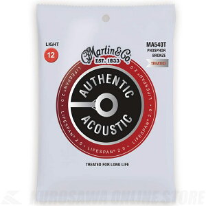 yX݌ɕi[zylR|XzMartin/}[eB MA540T-AUTHENTIC ACOUSTIC Treated with Lifespan-[Phospher Bronze,Light.012-.054] yG-CLUBaJz
