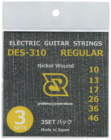 【ネコポス可】【3セットパック】Daiking DES-310 3SETS Guitar Strings エレキギター弦[10-46]【G-CLUB渋谷】