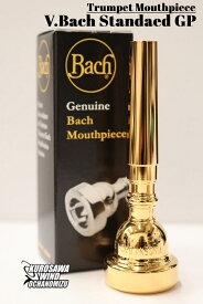 Bach バック トランペット用マウスピース『スタンダード』GP仕上げ【全体金メッキ】【新品】【管楽器専門店】【ウインドお茶の水】※モデルをお選びください。