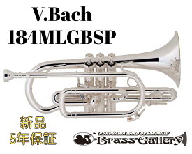 V.Bach 184MLGBSP【お取り寄せ】【新品】【コルネット】【バック】【ショート管】【ゴールドブラスベル】【Stradivarius / ストラッド】【送料無料】【金管楽器専門店】【BrassGalley / ブラスギャラリー】【ウインドお茶の水】