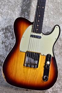Fender Custom Shop 1960 Custom Telecaster Relic Chocolate 3 Tone Sunburst CZ573493yy3.42kg,w́zylXz