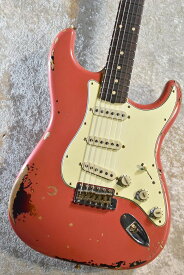 Fender Custom Shop Michael Landau 1963 Stratocaster Relic Fiesta Red over 3CS R136212【旧価格品、軽量3.41kg、漆黒指板】【横浜店】
