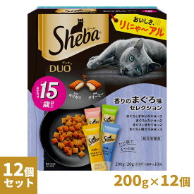 シーバ デュオ 15歳以上 香りのまぐろ味セレクション 200g×12個