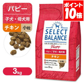 セレクトバランス パピー 子犬用 チキン 小粒 3kg 送料無料